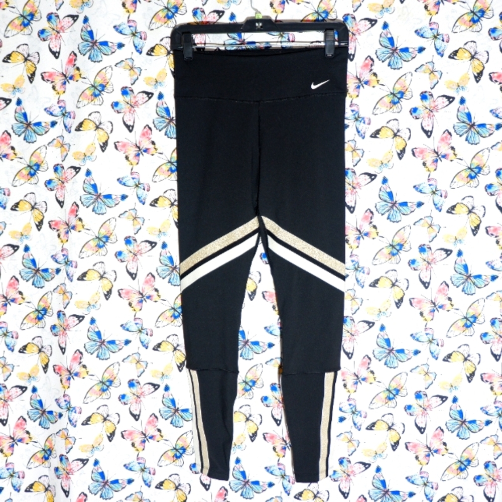 M) Nike Dri-Fit Glitter Stripe Leggings